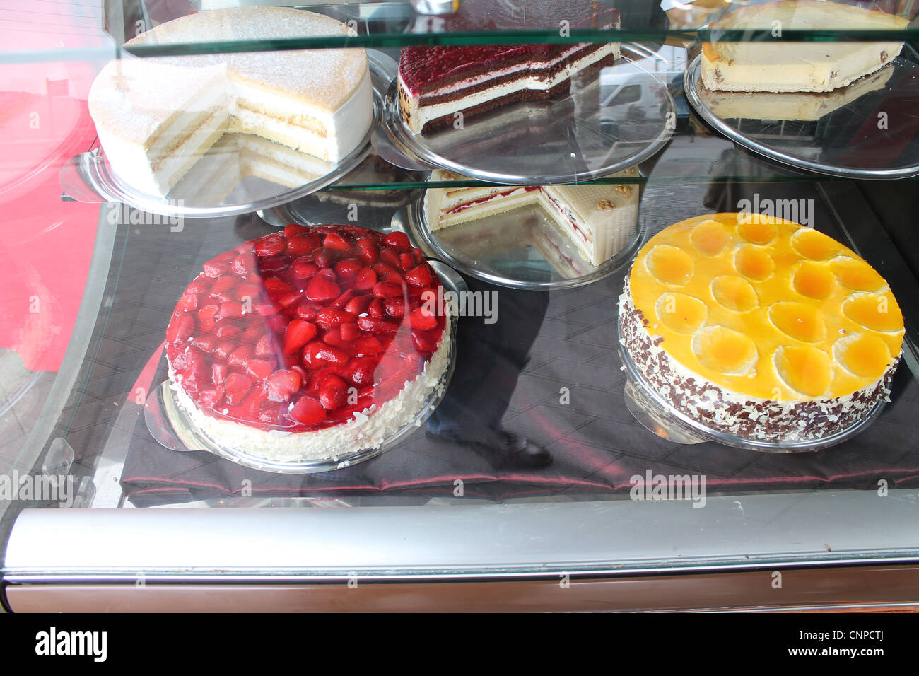 Torte tedesche. Foto Stock