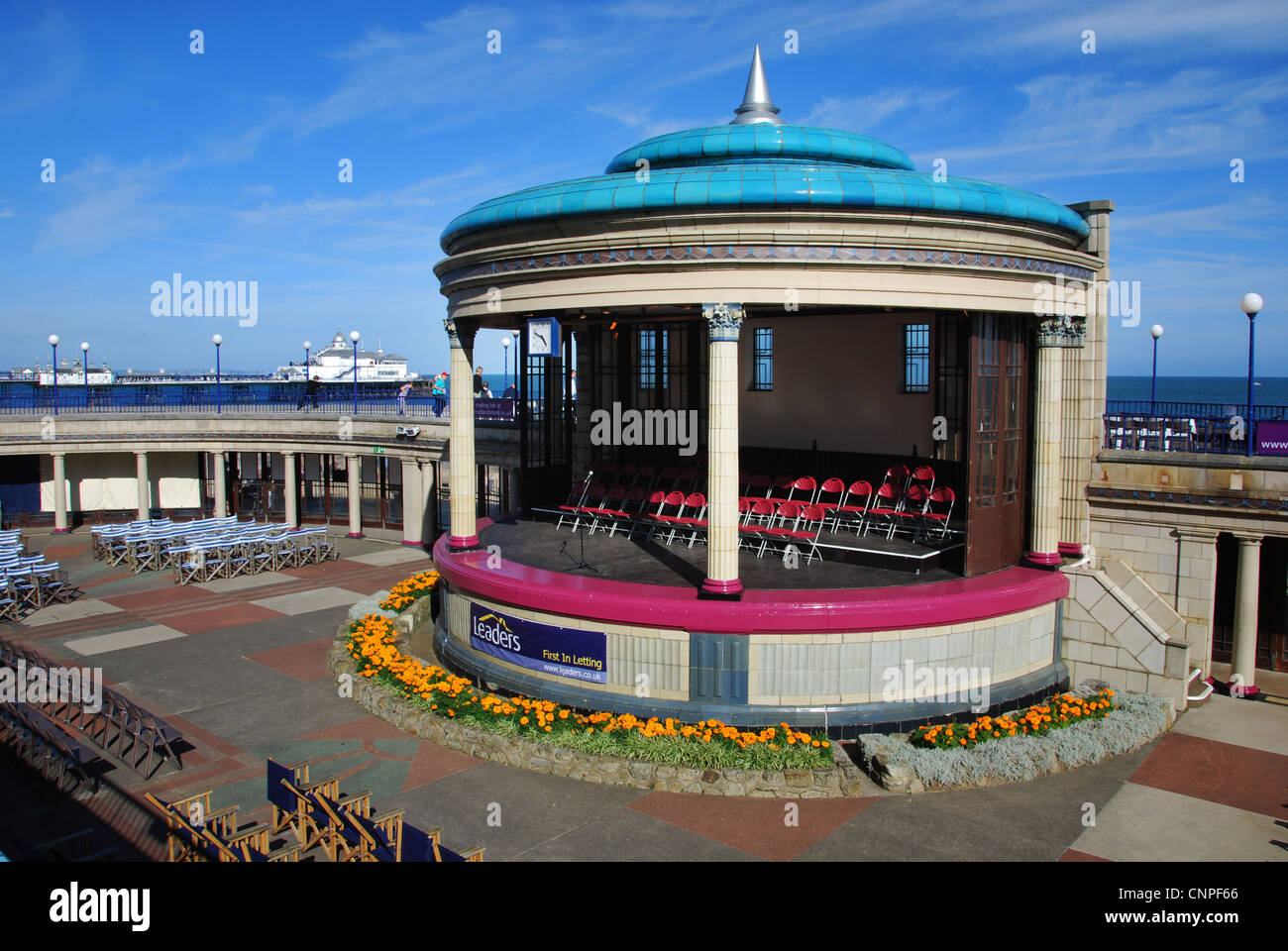 Eastbourne band stand Regno Unito Foto Stock