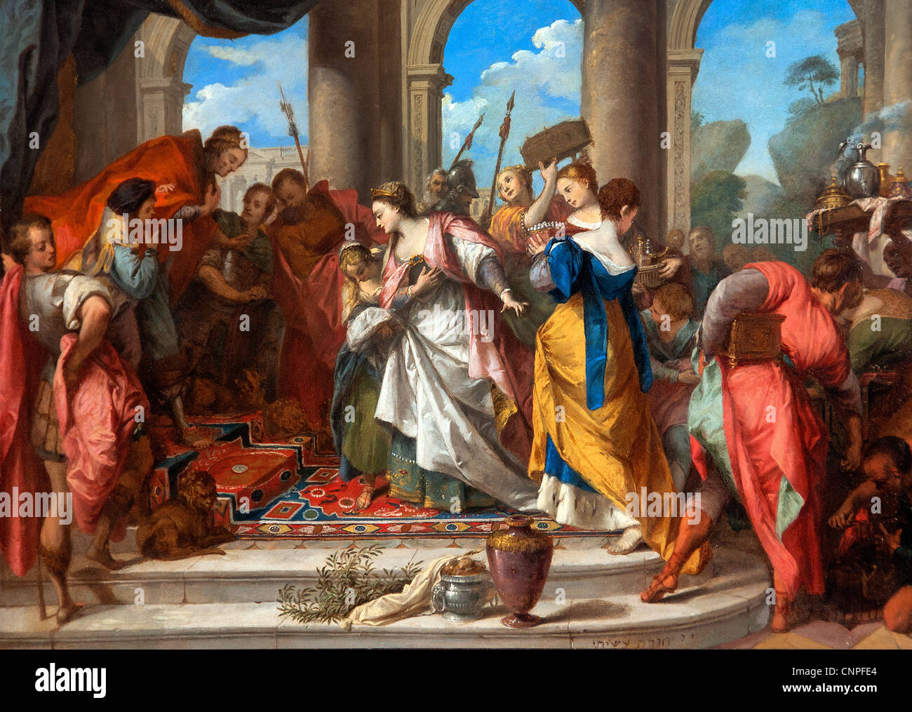 Salomone E La Regina Di Saba Saba reine de immagini e fotografie stock ad alta risoluzione - Alamy