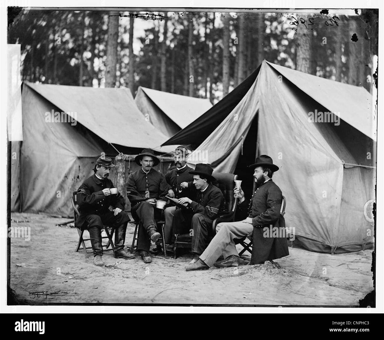 La guerra civile americana (1861-1865) guerra foto di archivio Foto Stock