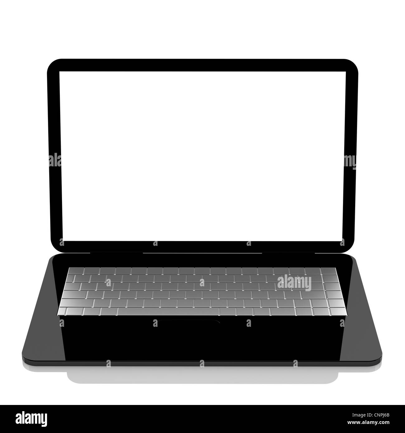 3D render del concetto di notebook Foto Stock