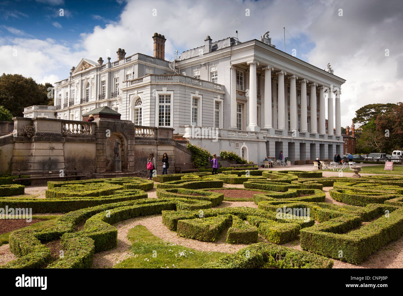 Regno Unito, Inghilterra, Devon, Paignton, Oldway Mansion, ex casa di famiglia Singer, ora palazzo civico Foto Stock