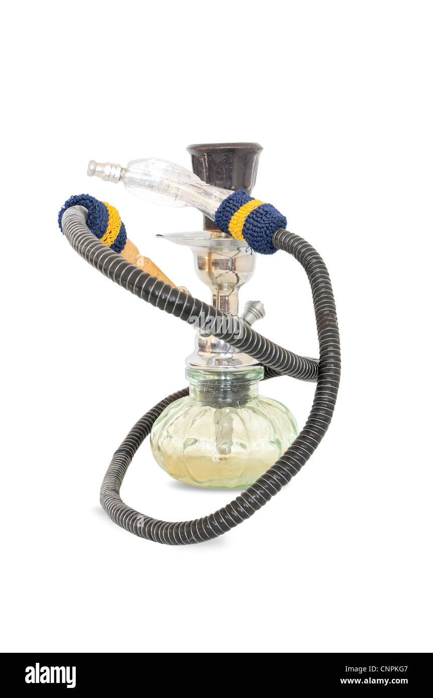 Tradizionale siriano tubazione acqua - shisha o narghilè Foto Stock