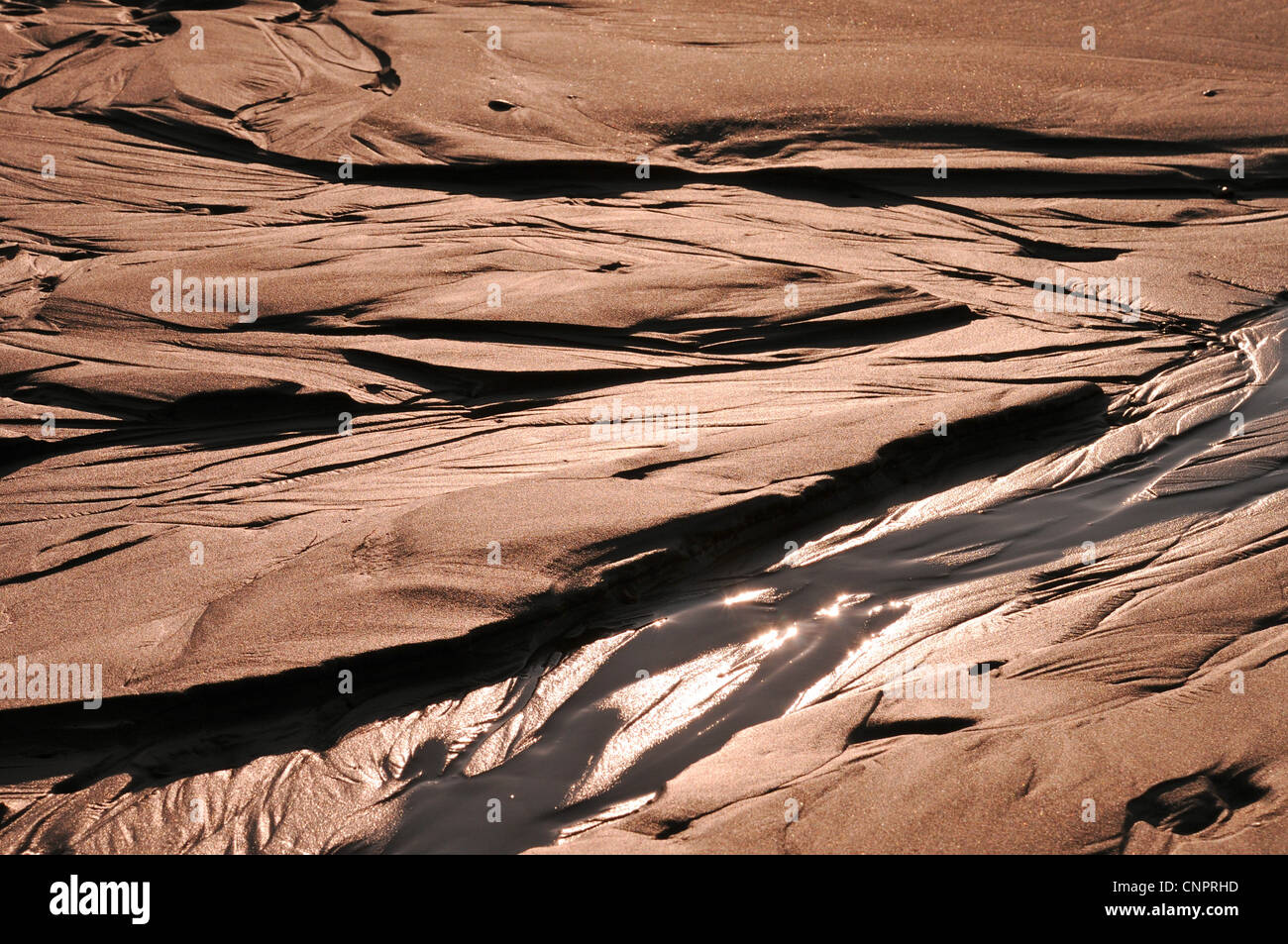 Marea in Hastings east sussex Foto Stock