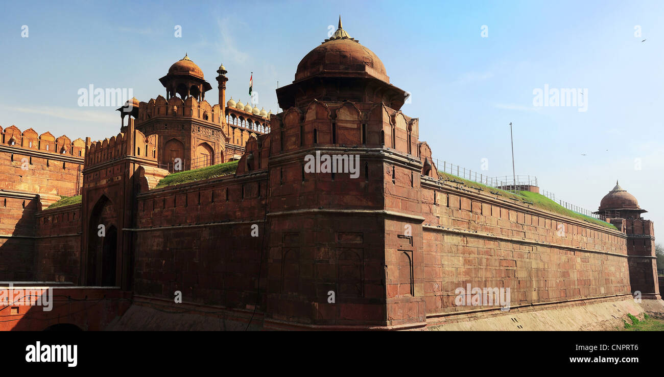 Il Red Fort di Delhi, India Foto Stock