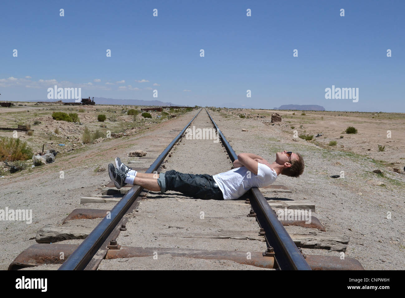 Situazione di pericolo Foto Stock