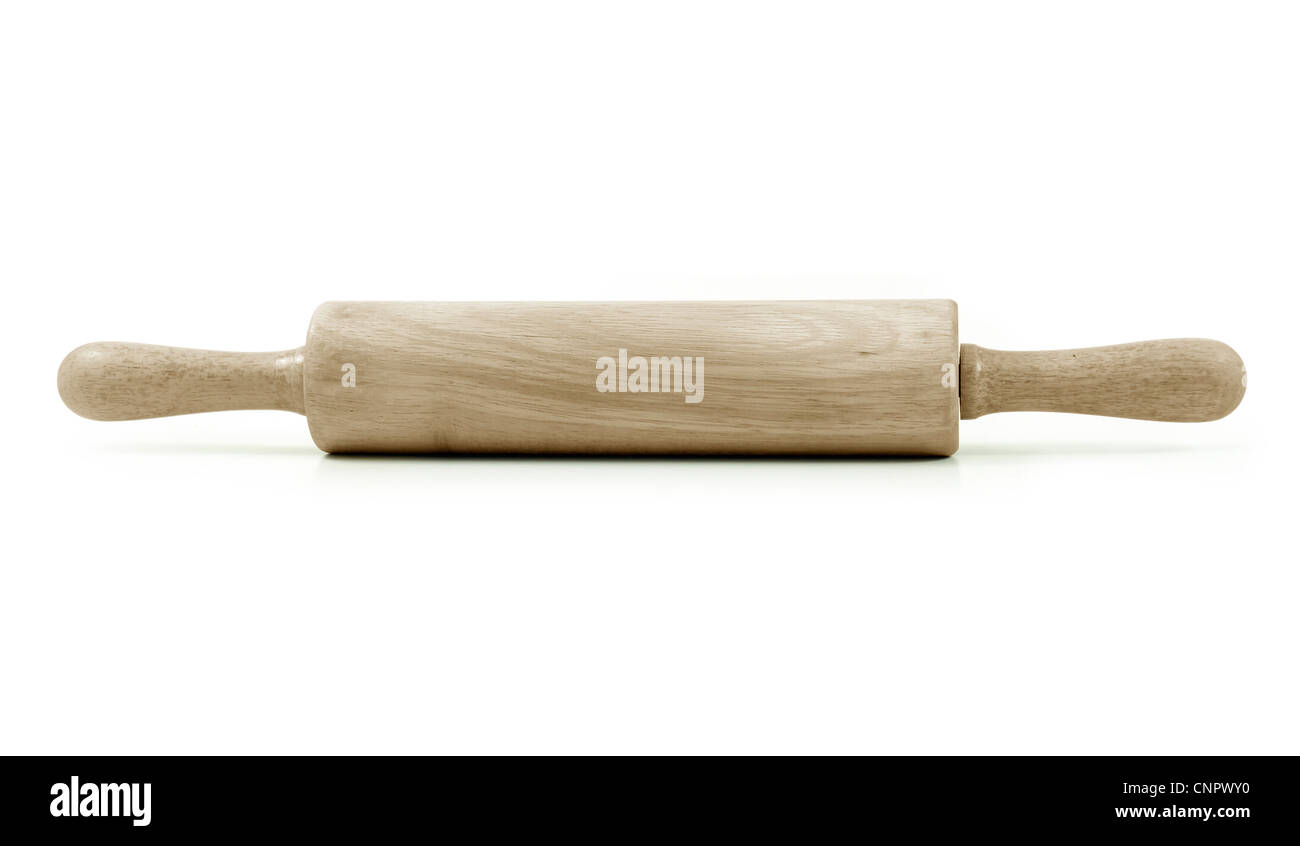 La laminazione di legno pin isolato su sfondo bianco Foto Stock