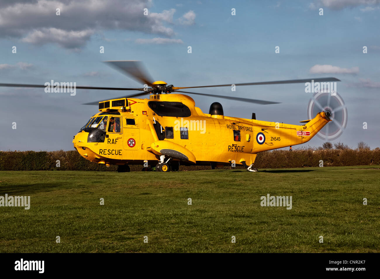 Westland Sea King RAF ricerca e salvataggio in elicottero Foto Stock