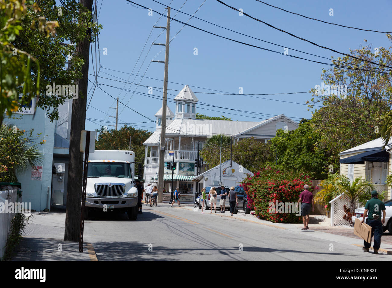 Key West la mattina presto. Foto Stock