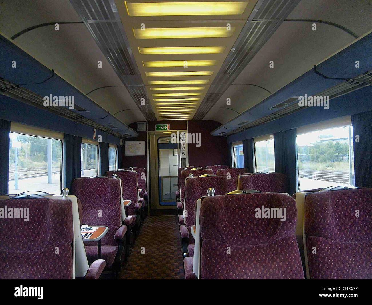 La aggiornata prima classe interna di una 'one' Marchio ferroviaria 3A RFM veicolo Foto Stock