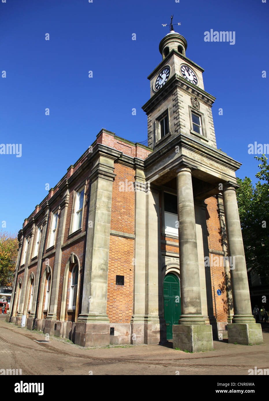 La Guildhall, Newcastle under Lyme, Stoke-on-Trent, North Staffordshire, England, Regno Unito Foto Stock