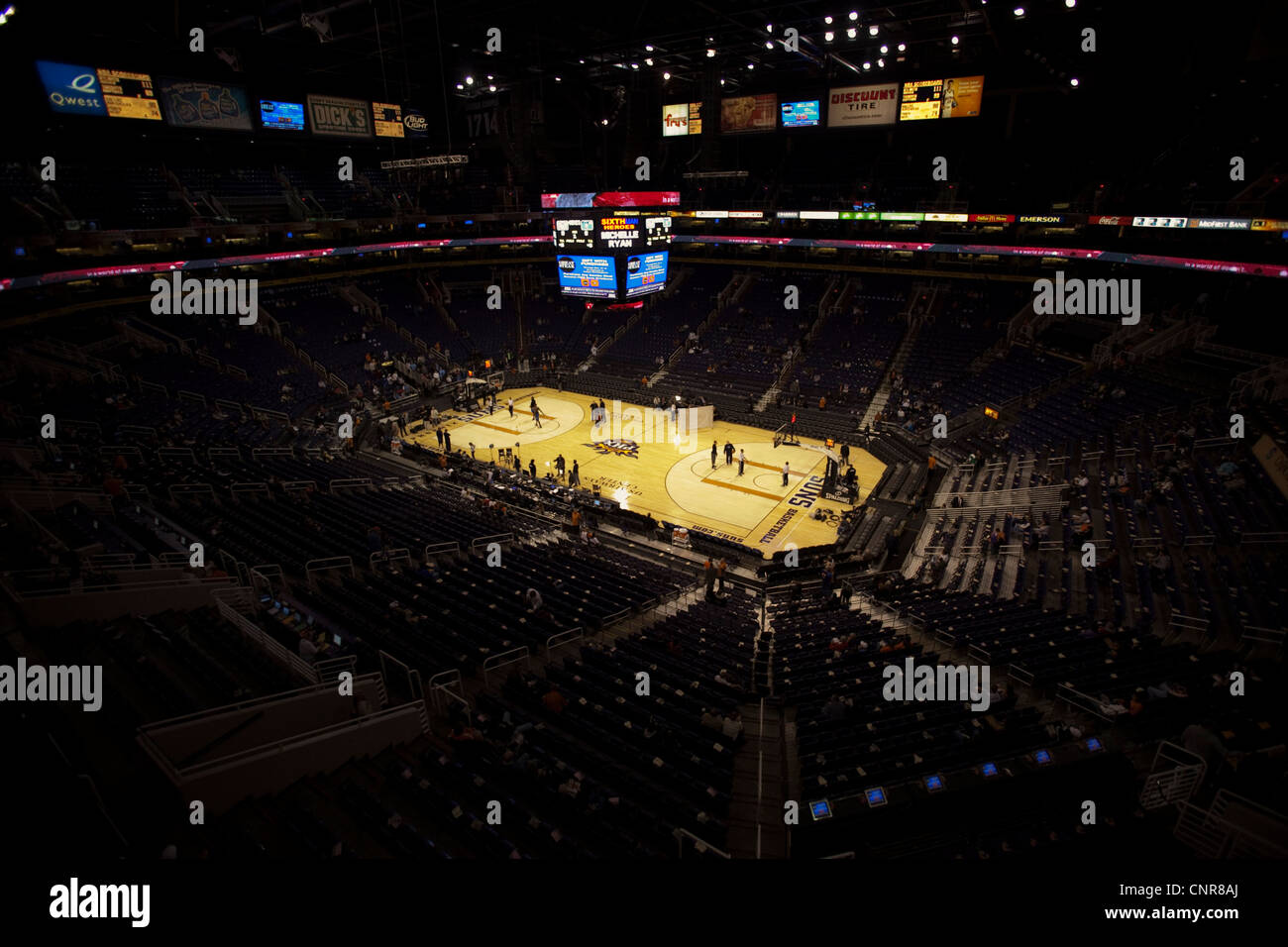Phoenix Suns Arena, noi centro delle vie respiratorie Foto Stock