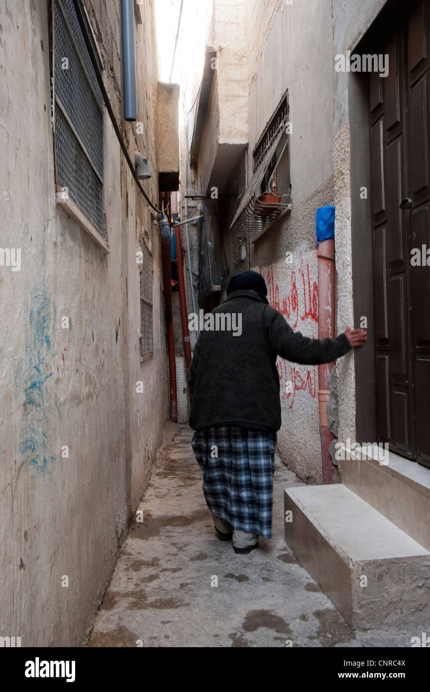 , Le Donne di Ein Beit. Ein Beit el Ma, (No.1) Refugee Camp, a ovest di Nablus city è stato istituito nel 1950 su 45 dunums accanto al Foto Stock