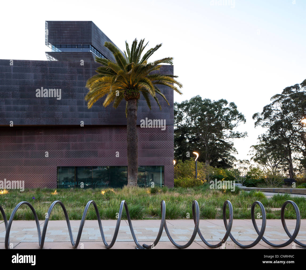 Il museo De Young in Golden Gate Park Foto Stock