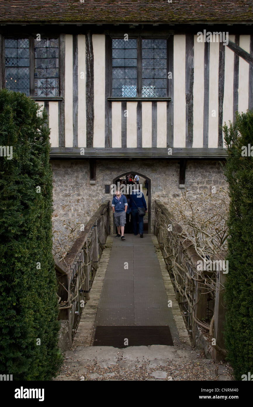 Ightham Mote medieval country house Foto Stock