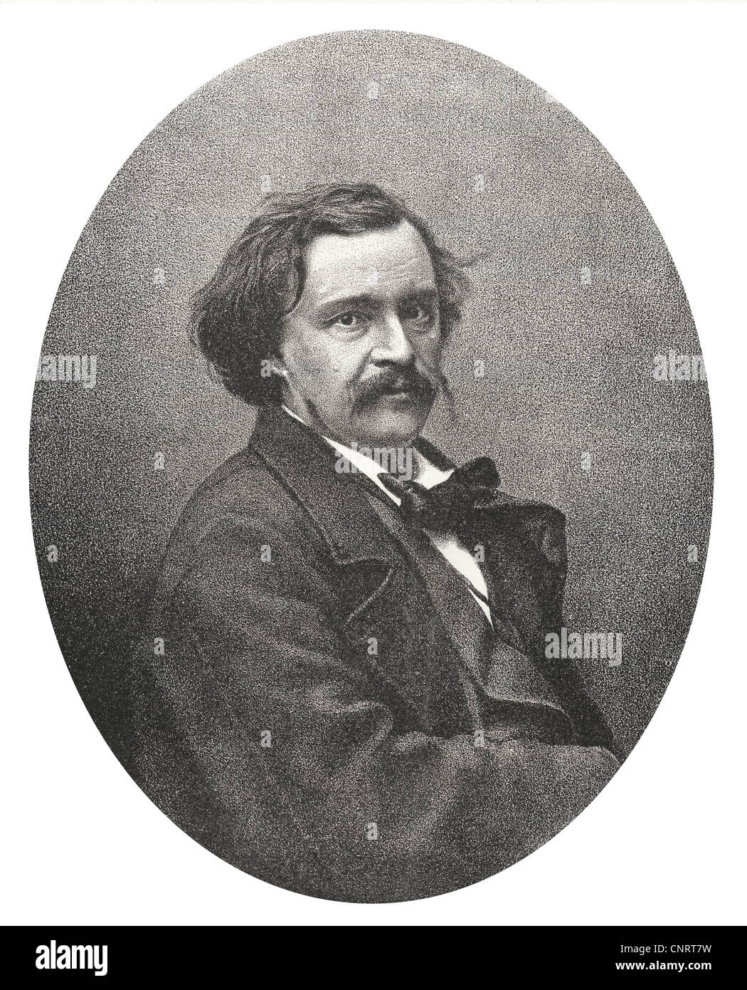 Gaspard-Félix Tournachon o Nadar, 1820 - 1910, un fotografo francese, scrittore e illustratore Foto Stock