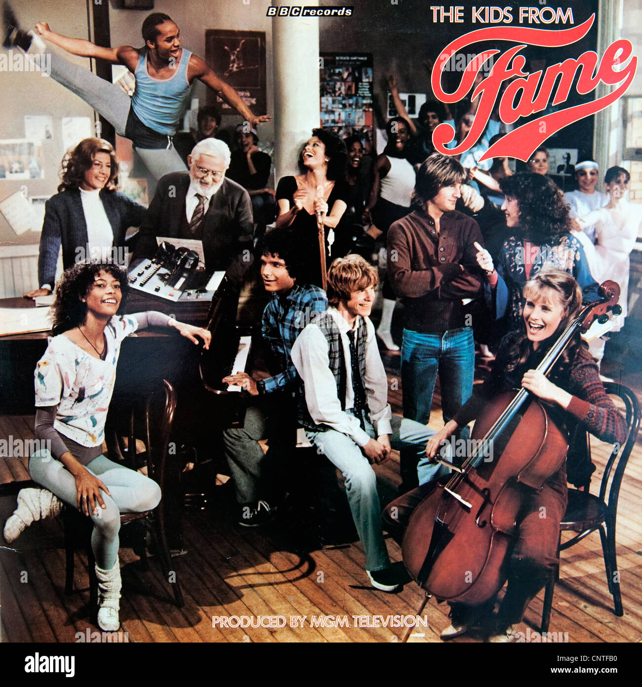 BBC Record copertina album per serie hit i bambini dalla fama. Foto Stock