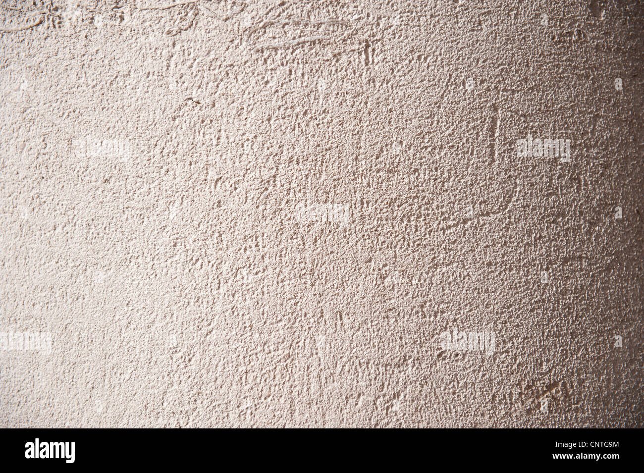 Dettaglio di una vecchia colonna di pietra Foto Stock