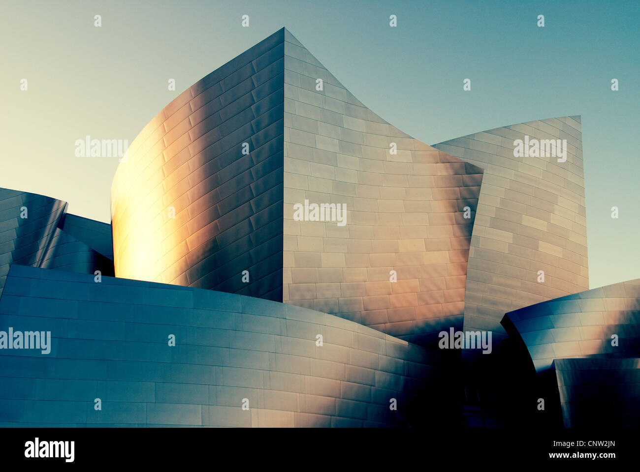Il Walt Disney Concert Hall a 111 Sud Grand Avenue nel centro di Los Angeles, California. Foto Stock