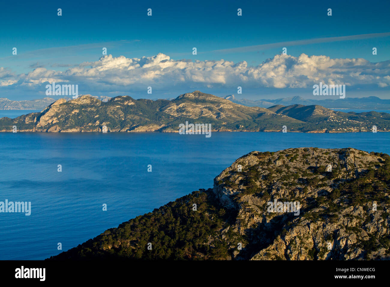 Cap de Formentor, Spagna, Balearen, Maiorca Foto Stock