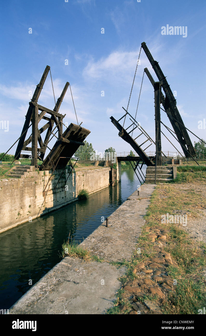 Francia, Provenza, Arles, Pont de Langlois Foto Stock