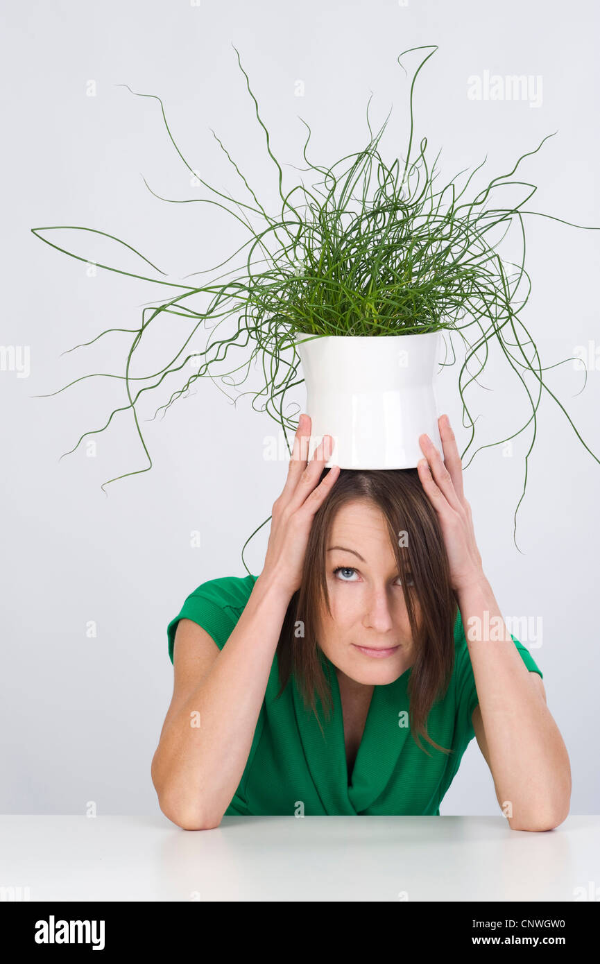 Pianta Giunco Spiralis Juncus Effusus - Vaso 12 Cm, Acquatica, Per Esterno, Altezza 30 Cm - Foto 4