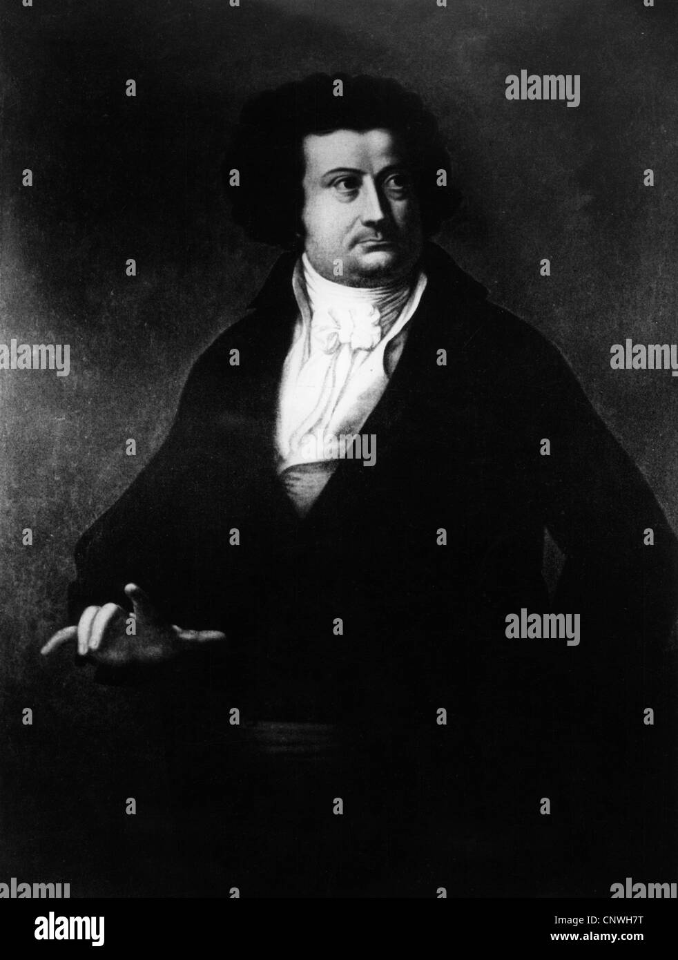 Iffland, August Wilhelm, 19.4.1759 - 22.9.1814, attore, drammaturgo, regista teatrale, mezza lunghezza, pittura, artista sconosciuto, , Foto Stock