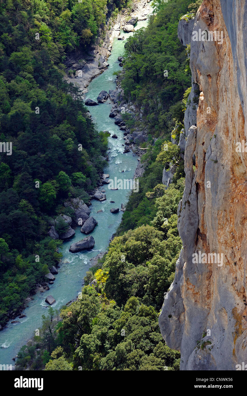 Gole del Verdon, a sud est della Francia, Francia Provenza Foto Stock