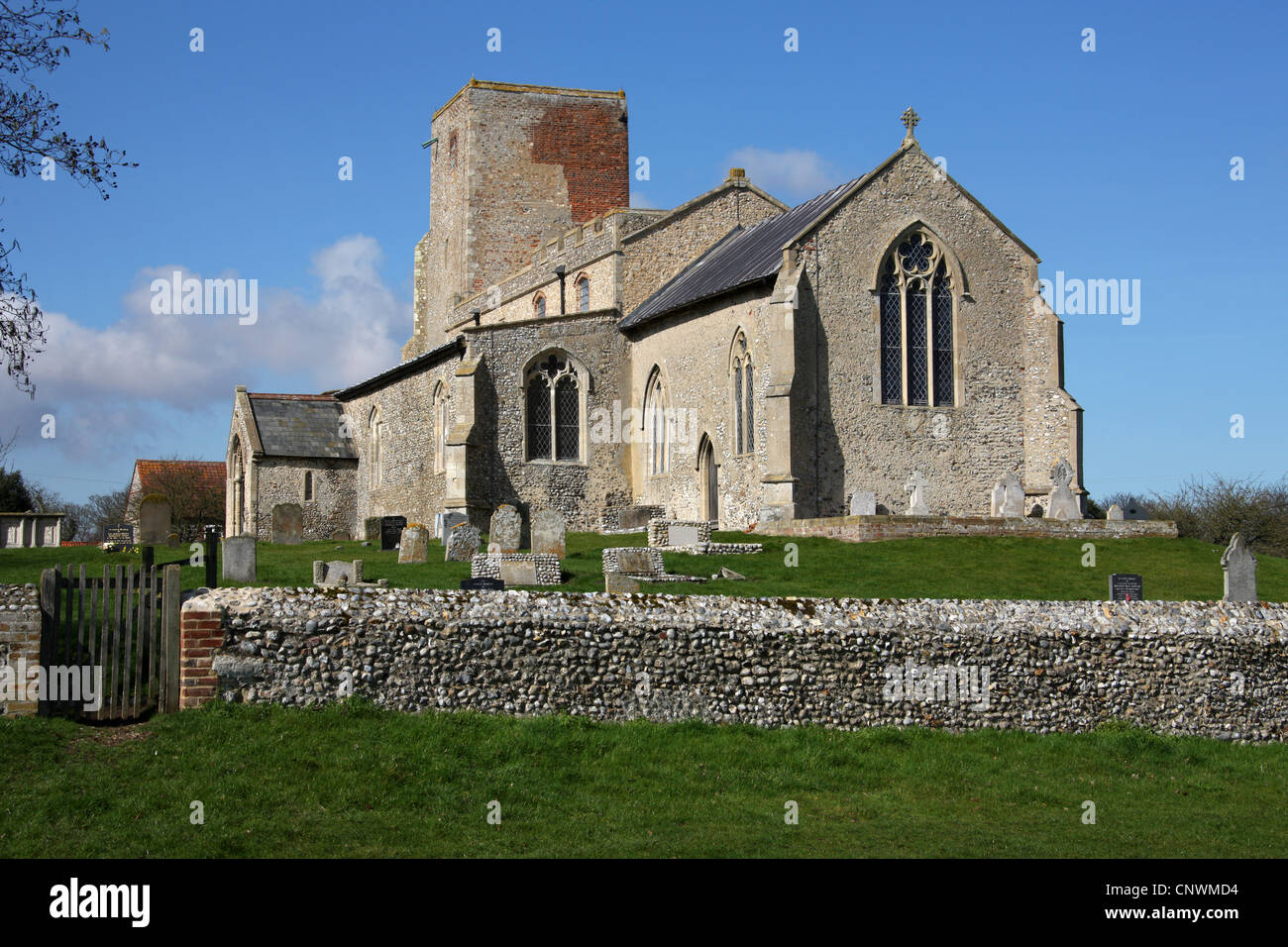 Morston Chiesa, Morston, North Norfolk. Foto Stock
