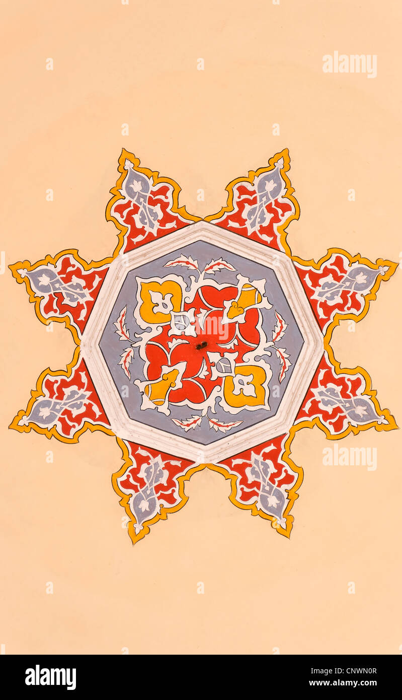 Arte islamica dal Sokullu Pasa camii moschea nella città turca di Istanbul Foto Stock