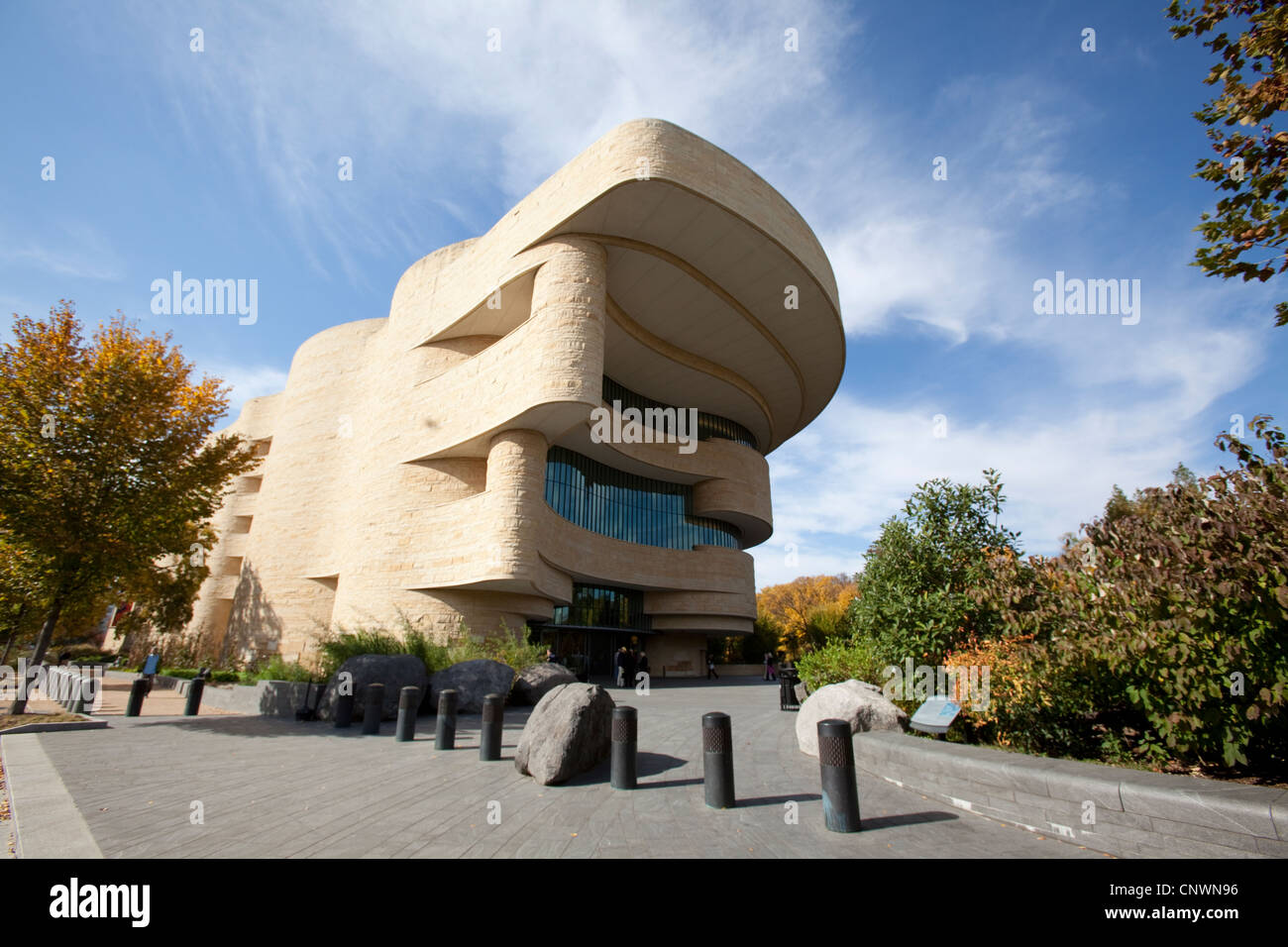 Il Museo Nazionale degli indiani americani Foto Stock