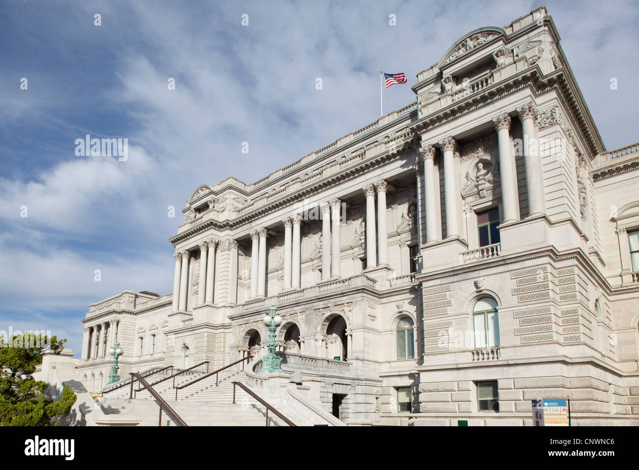 La Biblioteca del Congresso - la costruzione di Jefferson Foto Stock