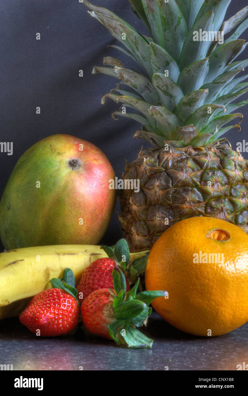 Cinque al giorno, Still Life with Fruit Foto Stock