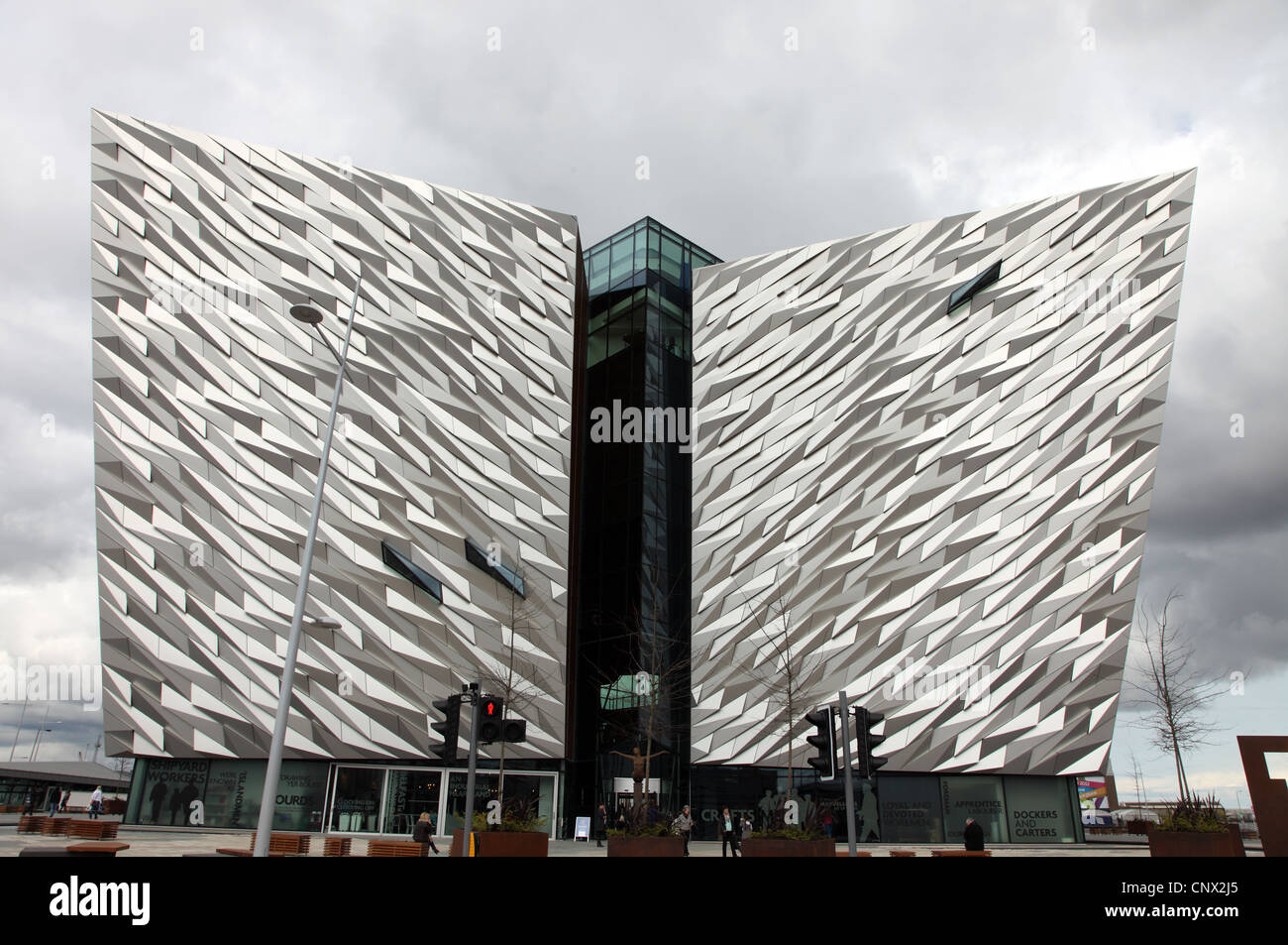 Titanic Belfast, Irlanda del Nord Foto Stock