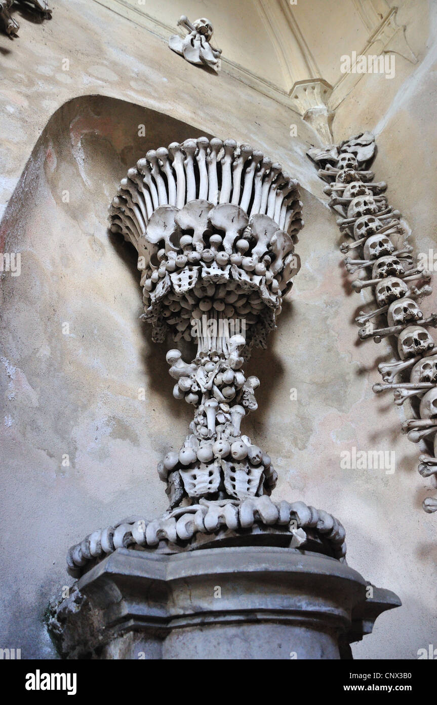 Chiesa di Kutna Hora, Repubblica Ceca, Sedlec ossario Foto Stock