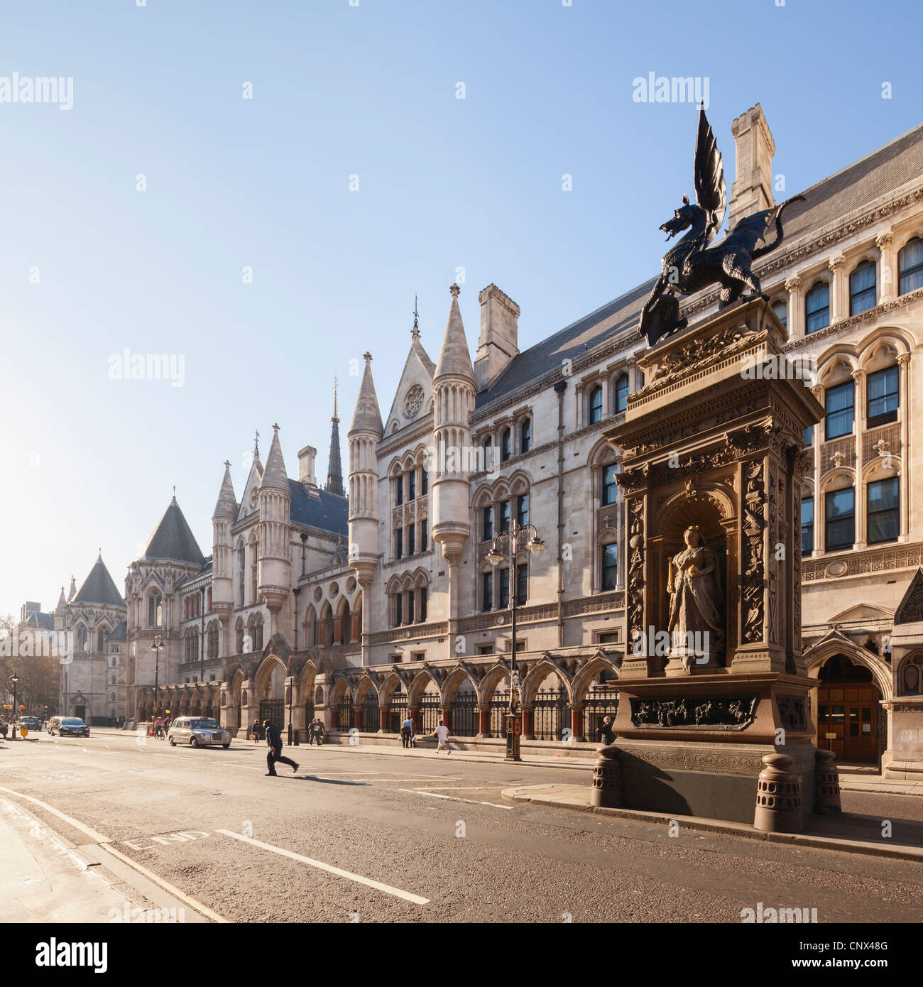 Temple Bar marcatore, Strand, Londra Foto Stock