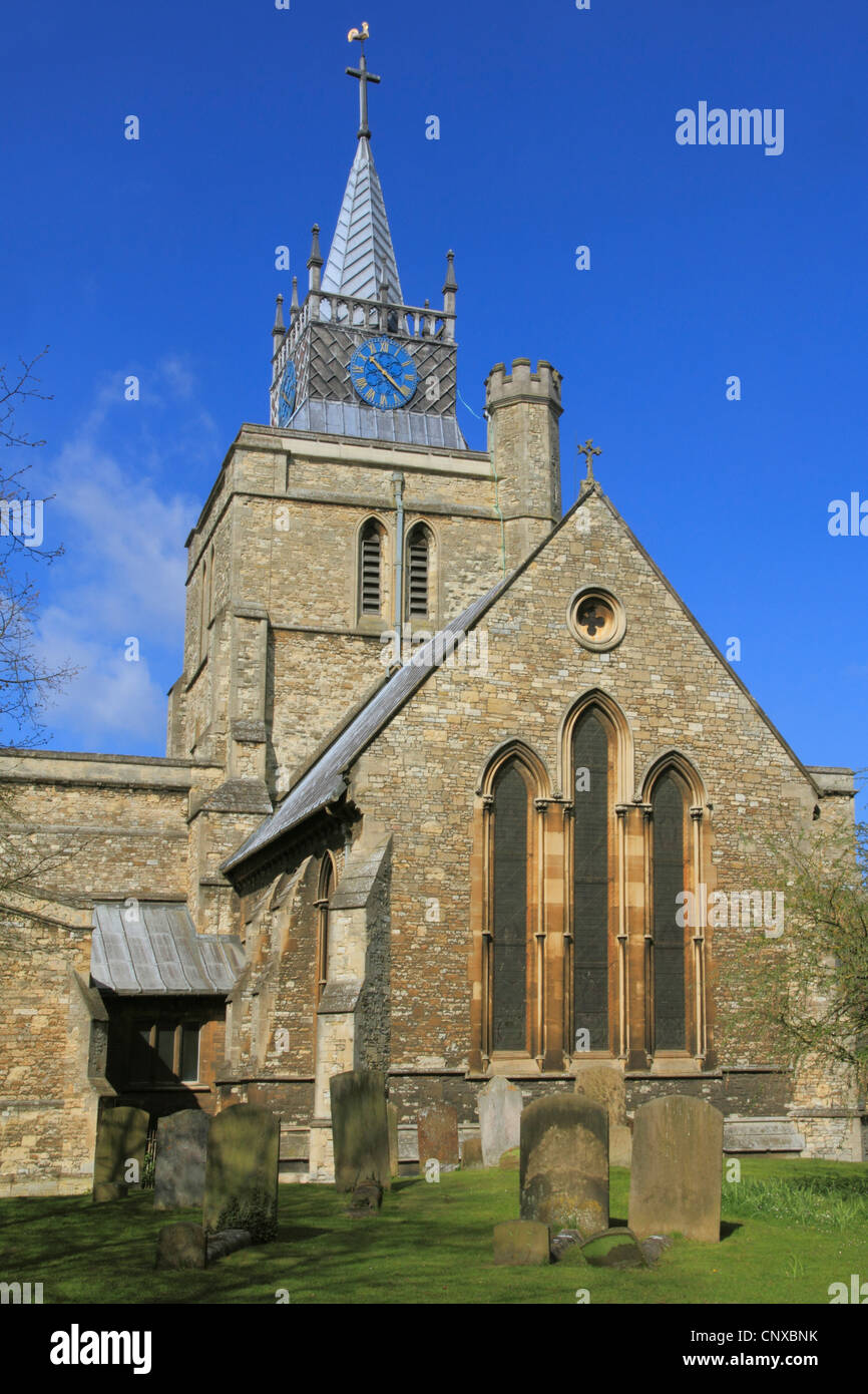 Inghilterra Buckinghamshire Aylesbury St.Marys chiesa Foto Stock