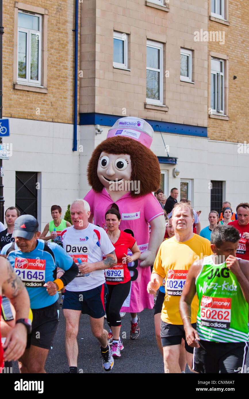 Maratona di Londra 2012 Foto Stock