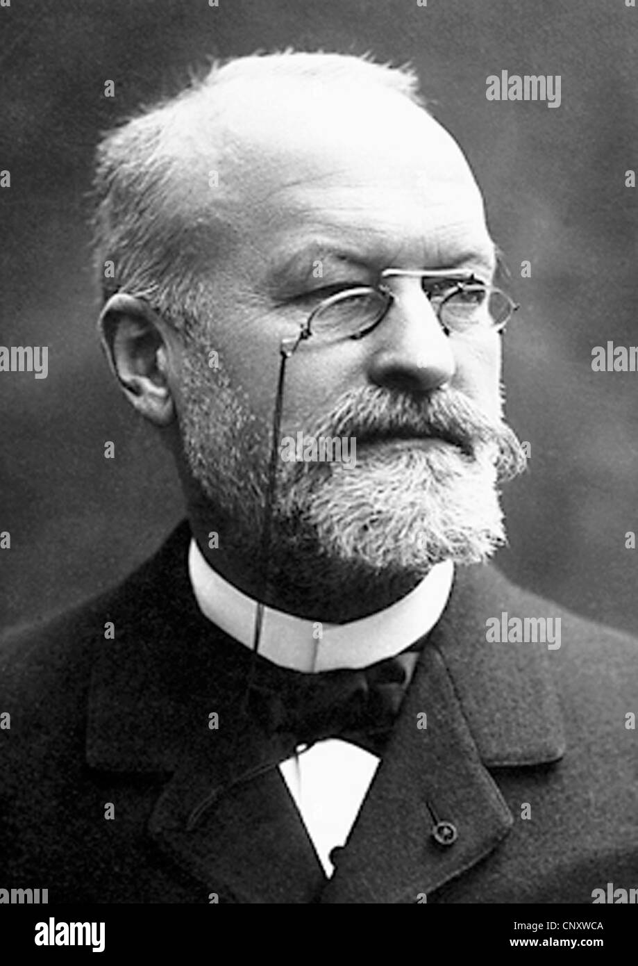 CHARLES LAVERAN (1845-1922) medico francese scopritore del parassita della malaria Foto Stock