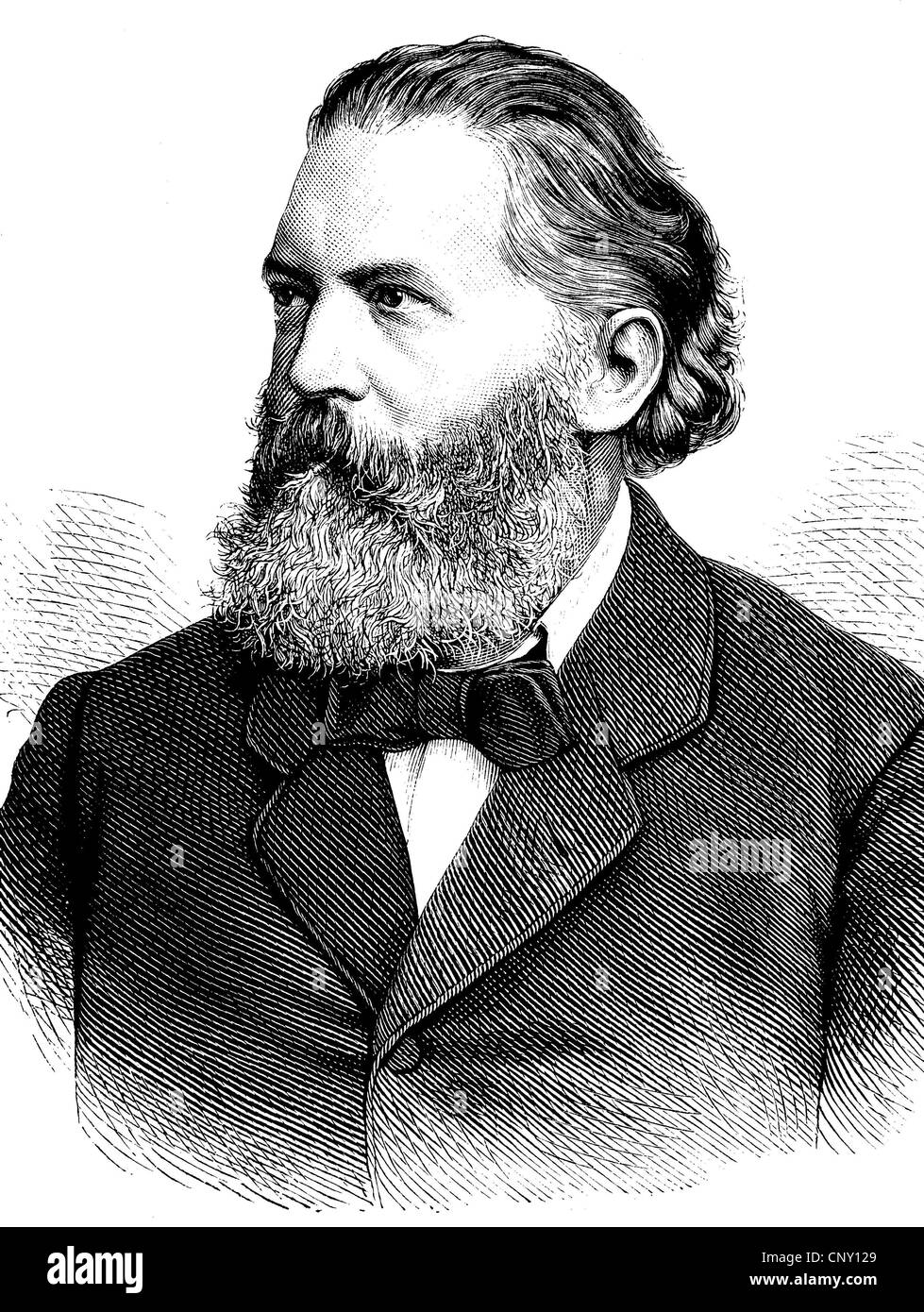 Karl Reinthaler, insegnante, 1794 - 1863, un educatore tedesco, storica incisione, circa 1889 Foto Stock