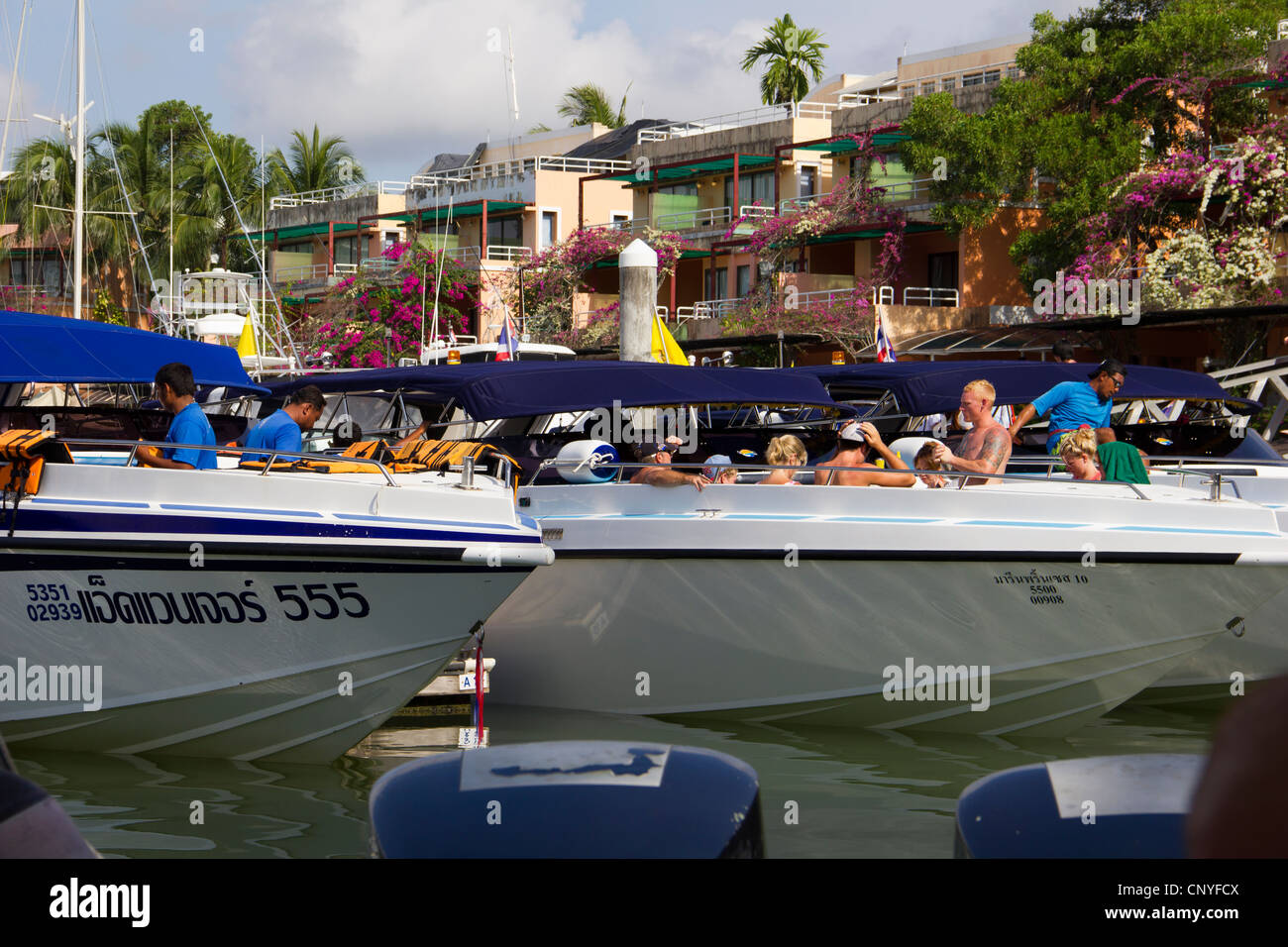 Escursioni in barca a Phuket - Thailandia Foto Stock