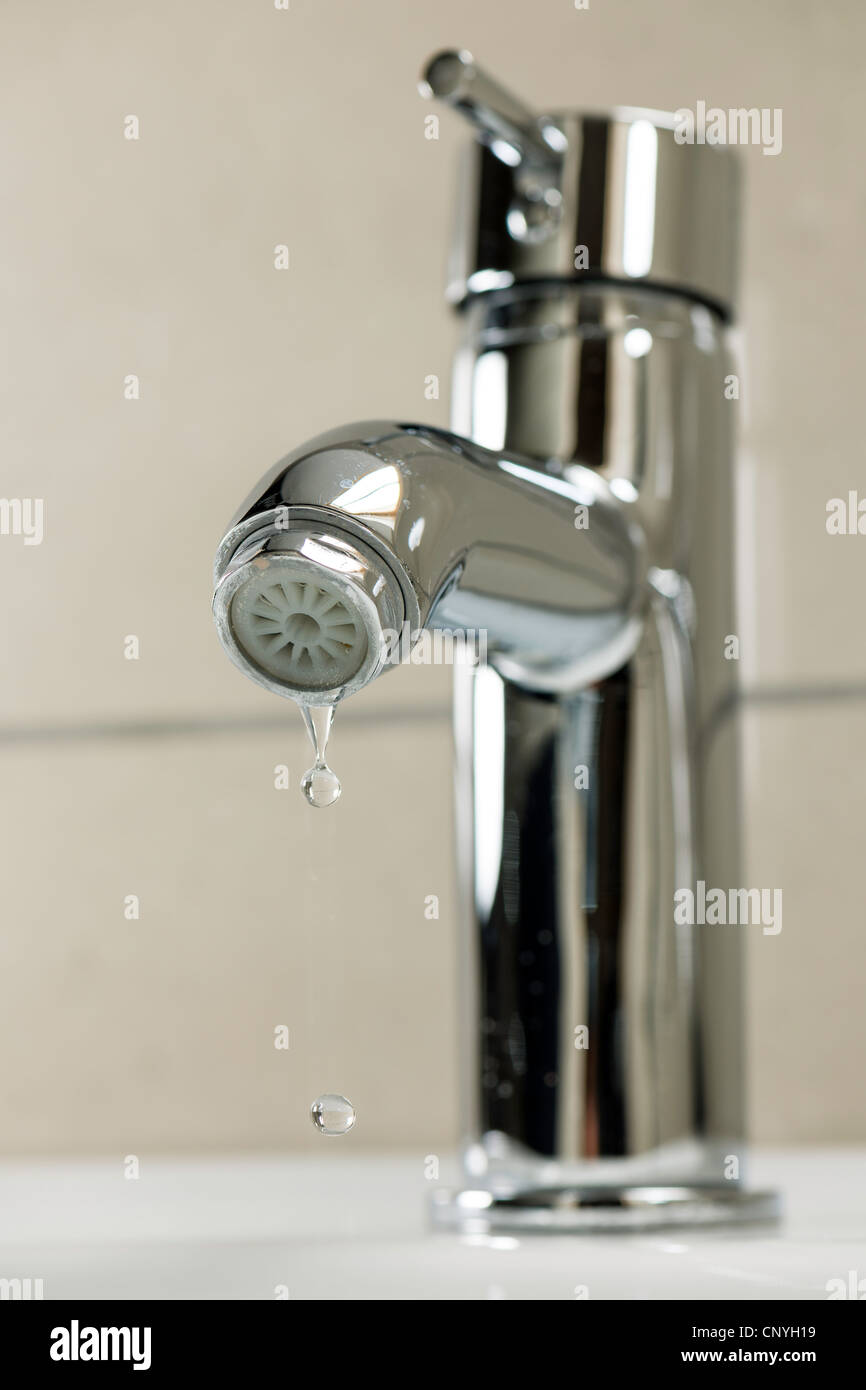 Acqua del rubinetto Foto Stock