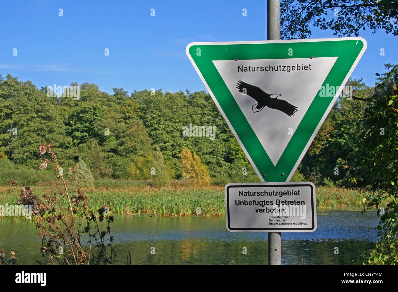 Area di conservazione Aprather Muehle, in Germania, in Renania settentrionale-Vestfalia, Wuelfrath-Aprath Foto Stock