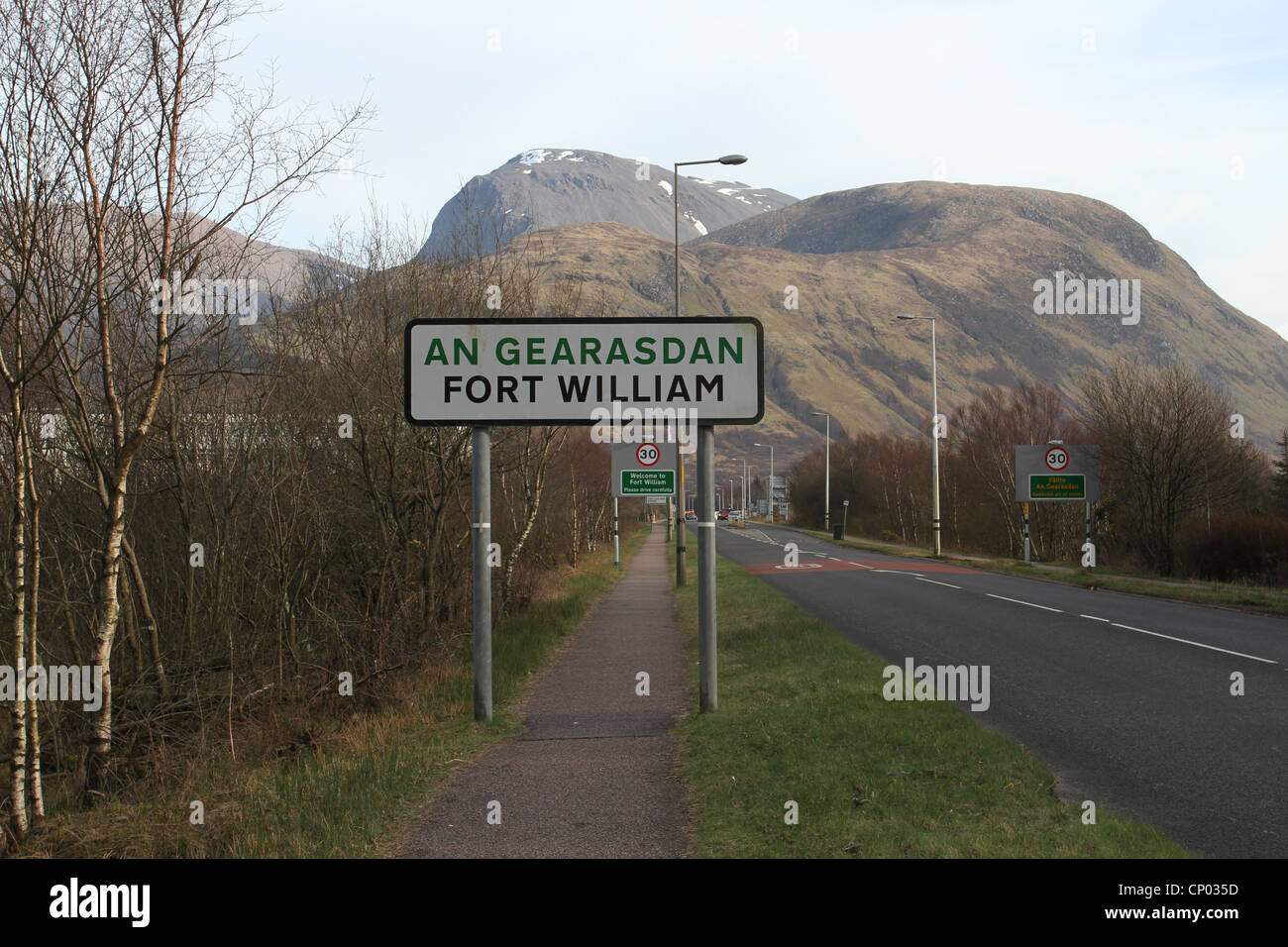 Fort William Scozia Marzo 2012 Foto Stock