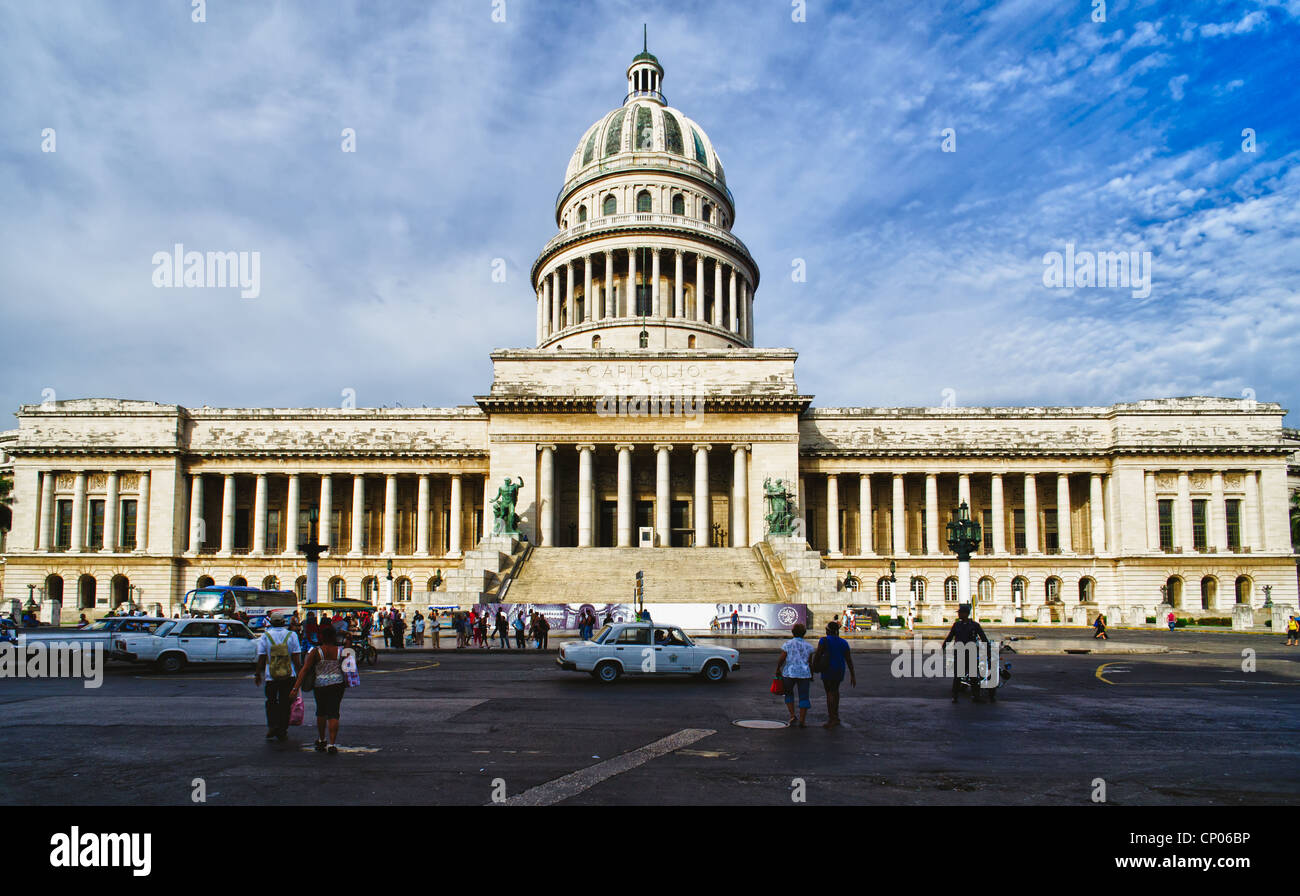 Capitol Building in Old Havana, Cuba Foto Stock