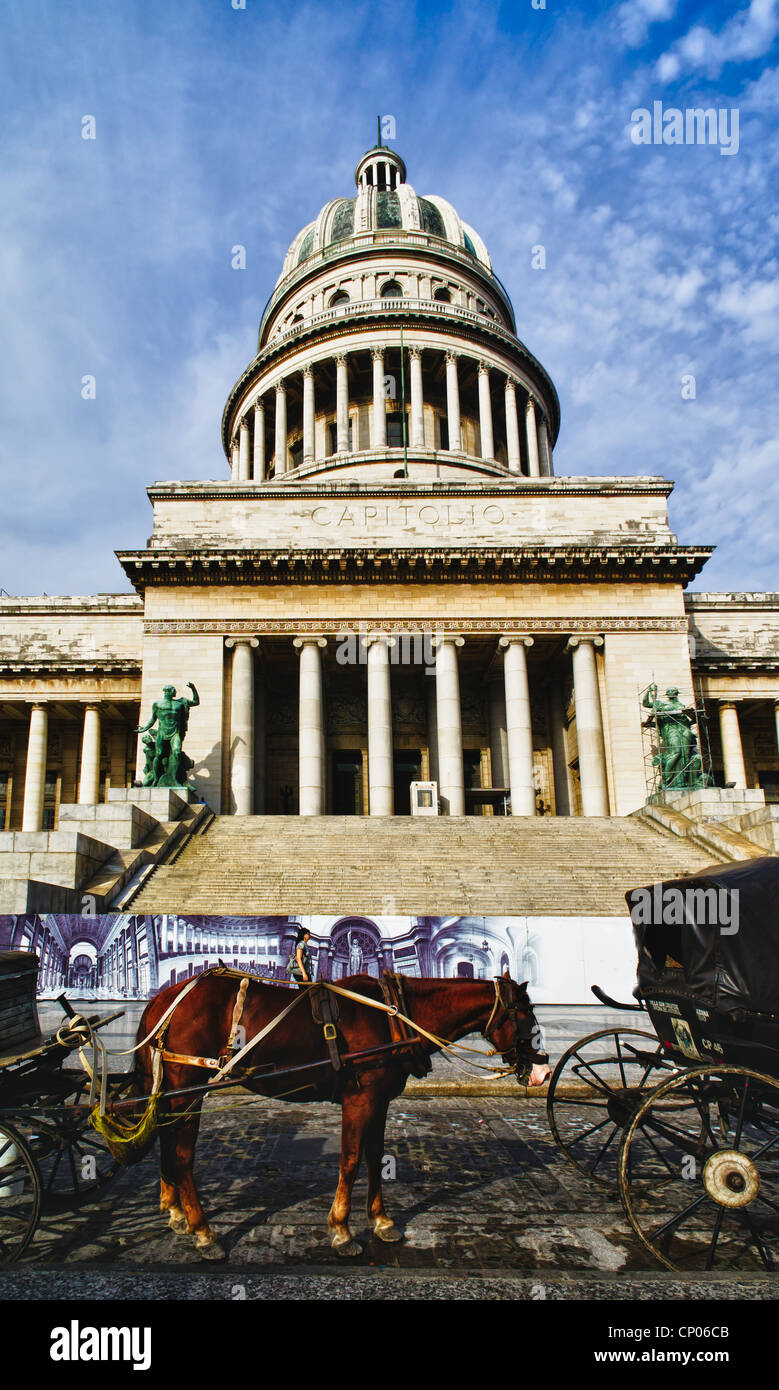 Capitol Building in Old Havana, Cuba Foto Stock