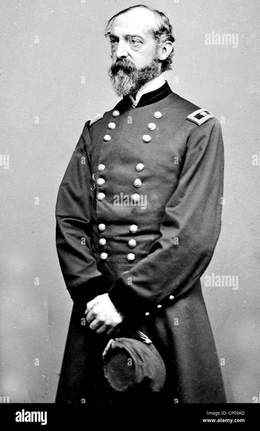 GEORGE MEADE (1815-1872) Noi soldato Unione meglio conosciuto per la sconfitta di Lee di Gettysburg in 1863 Foto Stock