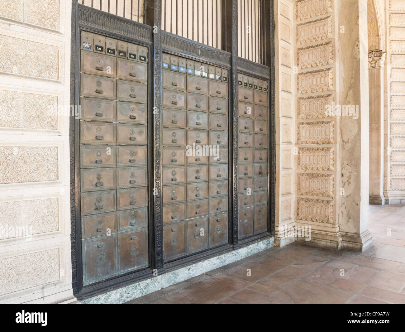 Aria Aperta United States Post Office, St Petersburg, FL Foto Stock