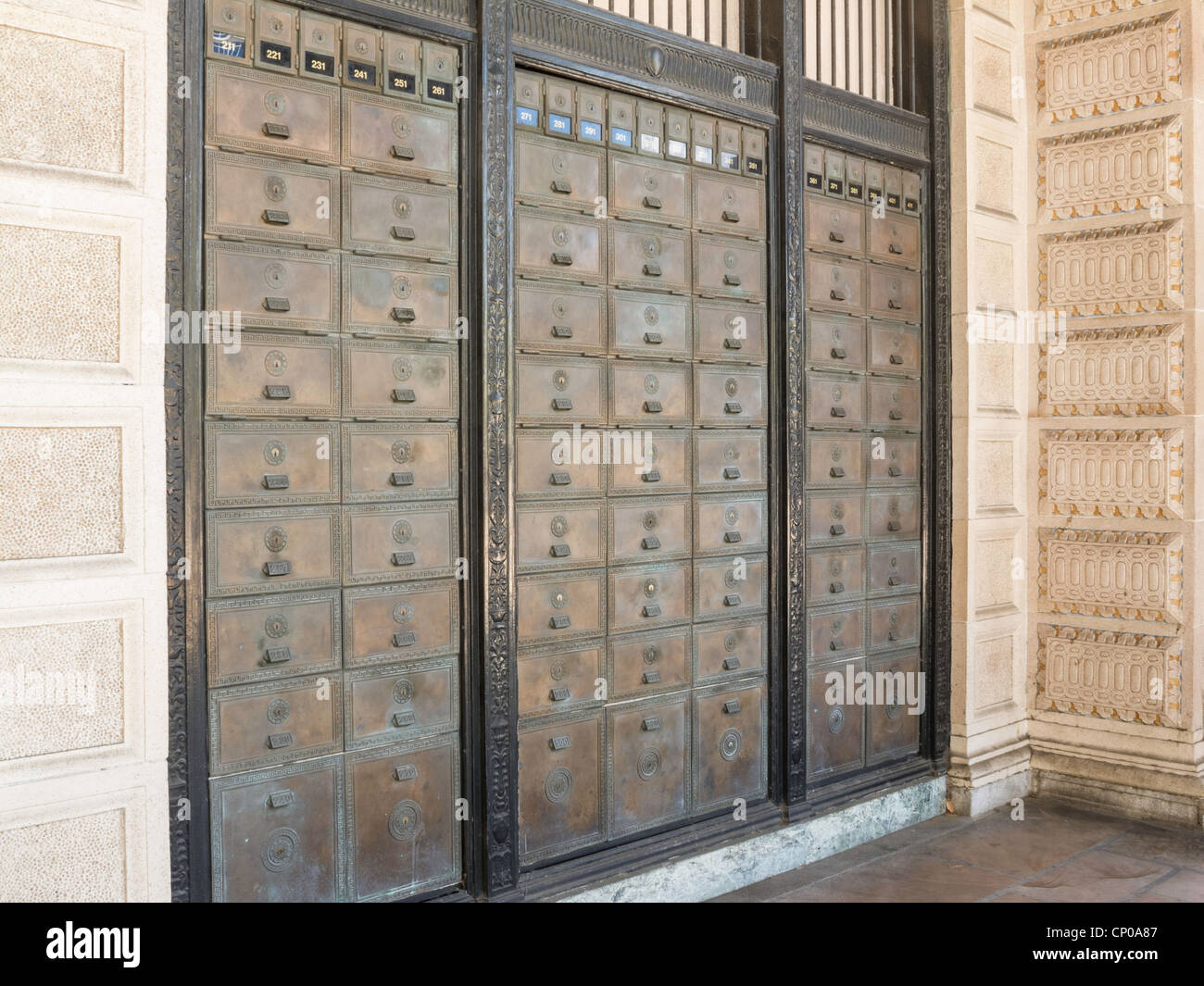 Aria Aperta United States Post Office, St Petersburg, FL Foto Stock