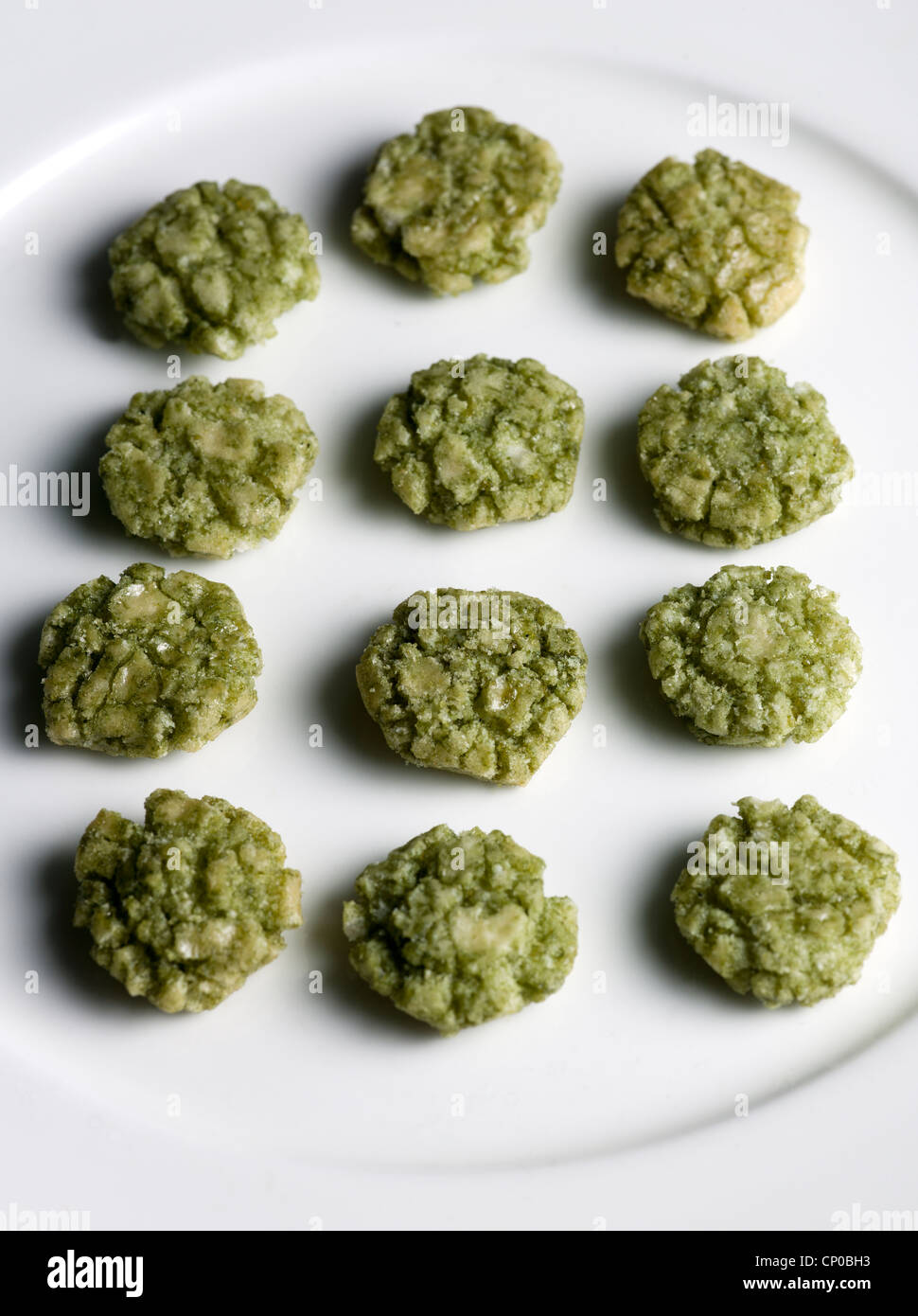 Cracker di Wasabi Foto Stock